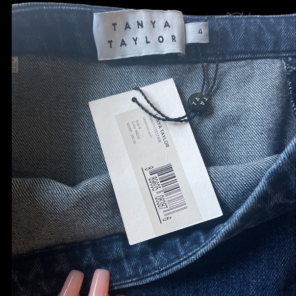 NWT- TANYA TAYLOR DENIM SKIRT - Picture 6 of 8